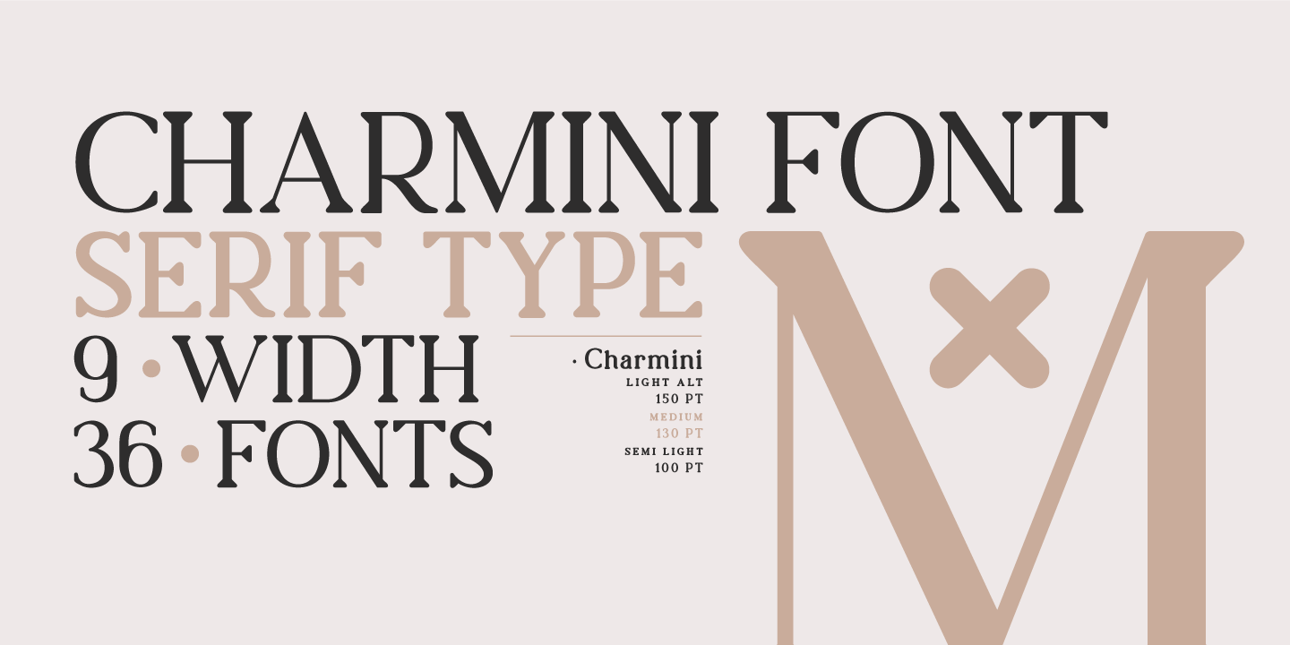 Пример шрифта Charmini Alt Thin Alt